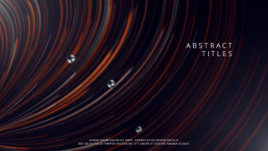 Abstract Lines Titles